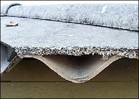 Grimston Garage Asbestos roof removal Bradford